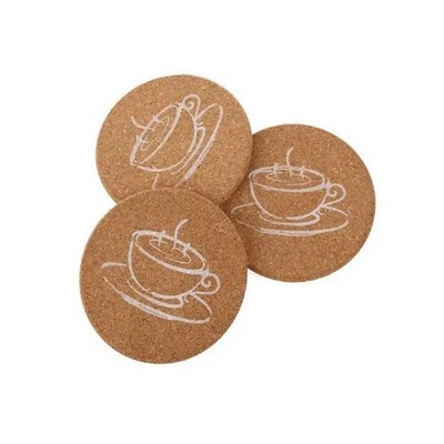Round Cork Coasters