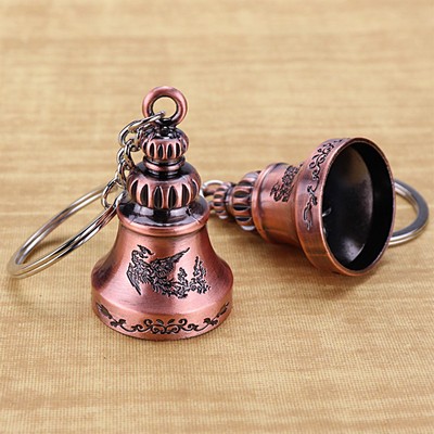 Holiday Bell Keychain in Durable Alloy