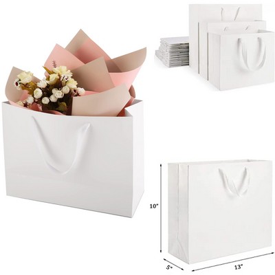 Large Matte Laminated Paper Tote Bag