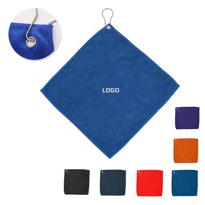 12" High-Quality Microfiber Golf Towel