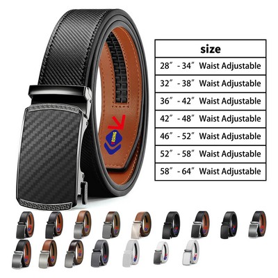 Men's Belt Leather Ratchet Belt