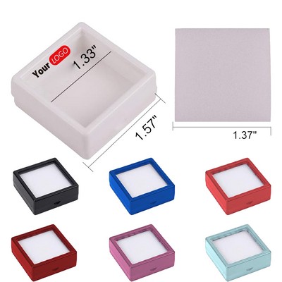 Gemstone Display Box Jewelry Box Container