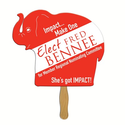 Elephant Hand Fan