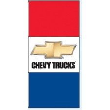 Single Faced Free Flying Drape Flags (Chevy® Trucks)
