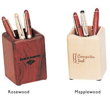 Rosewood Pen Holder w/Piano Finish