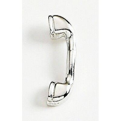 Telephone Handset Marken Design Cast Lapel Pin (Up to 7/8")