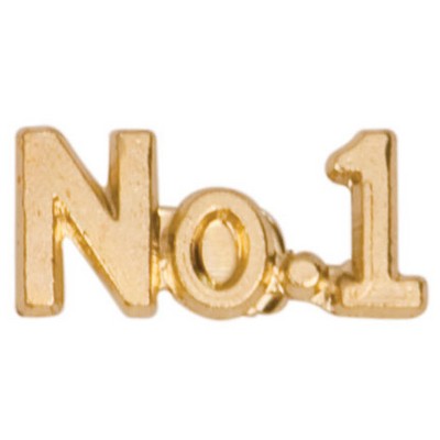 Chenille Insignia Pin - "No.1"
