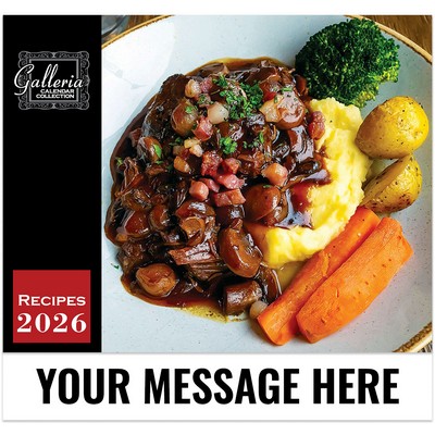 Galleria Wall Calendar 2026 Recipes