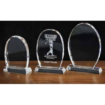 Crystal Standing Oval Award (6"x3¾")