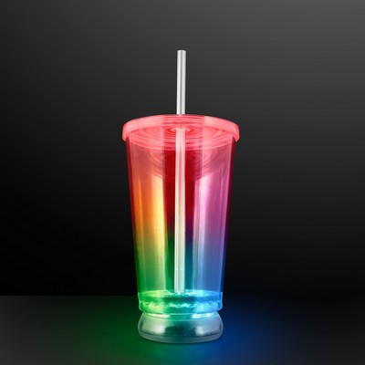 Light Up Multicolor Tumbler Cups - BLANK