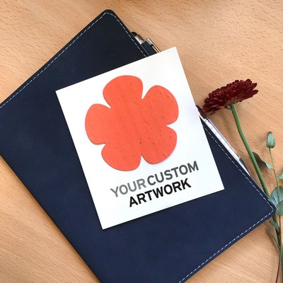 Single-Sided Custom Flat Card With Shape