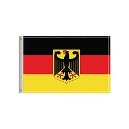60"W x 36"H National Flag, Germany, Single-Sided