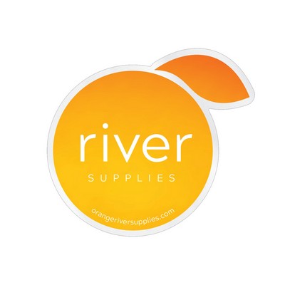 Clear Poly Decal | Custom | Die Cut Shape | Permanent Adhesive Face | Full Color 74 to 93 Sq In