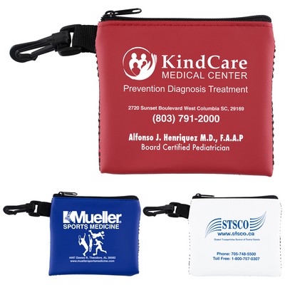 "Delos" Mesh Zippered Storage Pouch (Overseas)