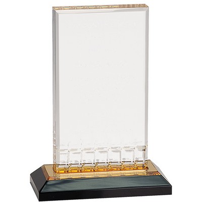 5" x 6" Gold Mirage Impress Acrylic Award