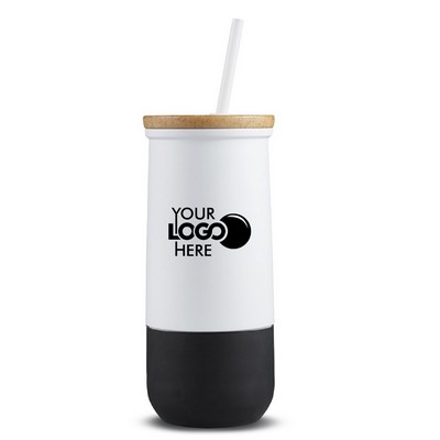 20 Oz. Vacuum Insulated Tumbler w/Straw