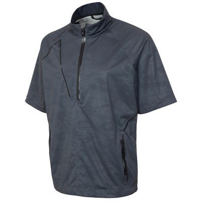 Sunice Men's Sullivan Waterproof Short-Sleeve Half-Zip Windshirt