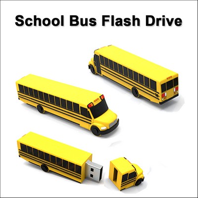 School Bus Flash Drive - 2GB Memory