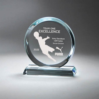 Beveled Crystal Circle (Small)