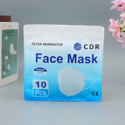 BOPP Mask package plastic self zipper lock bag