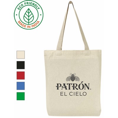 Trade Show Eco Friendly Canvas Tote Bag w/Natural Handle