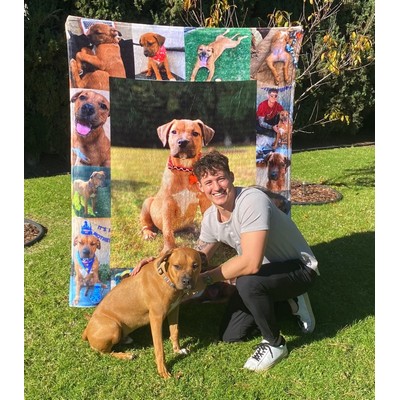 Sublimated Microfleece Blanket- 50" X 60" - USA Printed