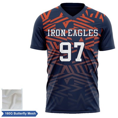Men's & Kids' Sublimation Flag Football Jersey - Butterfly