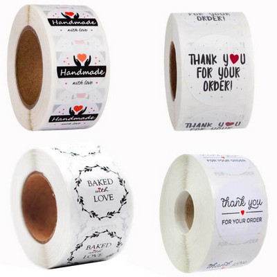 Custom Round Print Sticker