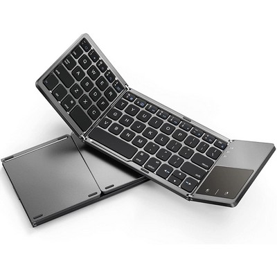 Foldable Bluetooth Keyboard with Touchpad