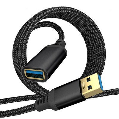 10FT USB 3.0 Extension Cable Type A Male to Female Extension Cord Durable Braided cable