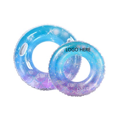Glitter Star Swimming Ring w/Handles