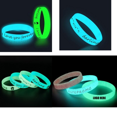 Glow-in-the-Dark Silicone Wristbands