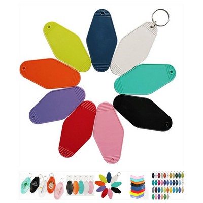 Retro Diomand Style Motel Hotel Key Tag