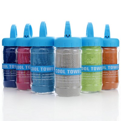 Cooling Towel With Bottle
