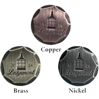 Hammered Wide-Bevel 1.5" Ball Marker