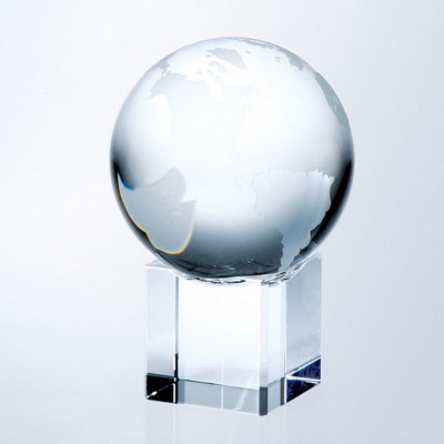 World Globe Award w/Triangle Base