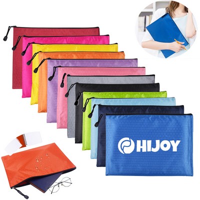 A4 Zipper File Bags