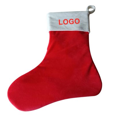 15 1/2" Luxury Hanging Plush Christmas Stocking
