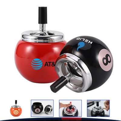 Billiard Shaped Ashtray