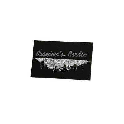 4" x 8" Black Granite Rectangle Tile