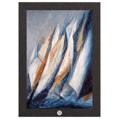 "Alta Mar" Art Print W/ Silver Medallion