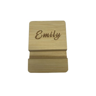 Bamboo Wooden Cell Phone Holder
