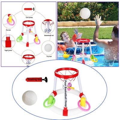 Pool Floating Basketball Hoop With Ring