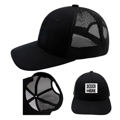 Mesh Snapback Trucker Hat