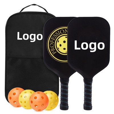 Complete Fiberglass Pickleball Racket Set