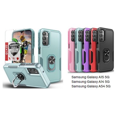 iBank ® Shockproof Case compatible with Galaxy A14/A15/A16/S25/S24/S23 + Screen Protector