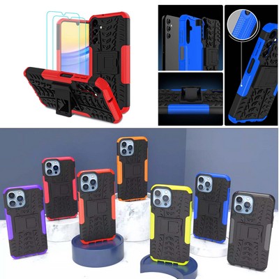 iBank® Shockproof Case compatible with Galaxy A14/A15/A16/S25/S24/S23 + Screen Protector