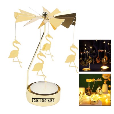 Flamingo Spinning Candle Holder