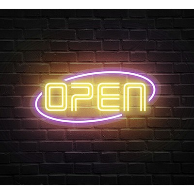 Open Neon Sign