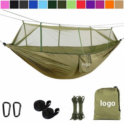 Portable Mosquito Proof Outdoor Swing Hammock With Pouch